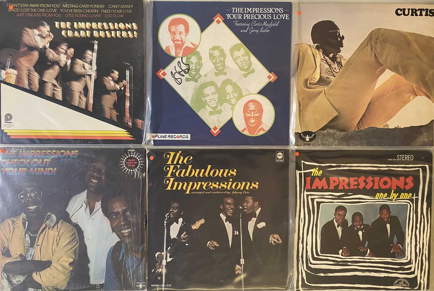 CURTIS MAYFIELD / IMPRESSIONS - LP COLLECTION