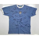 MANCHESTER CITY FC - MULTI SIGNED LEGENDS SHIRT.