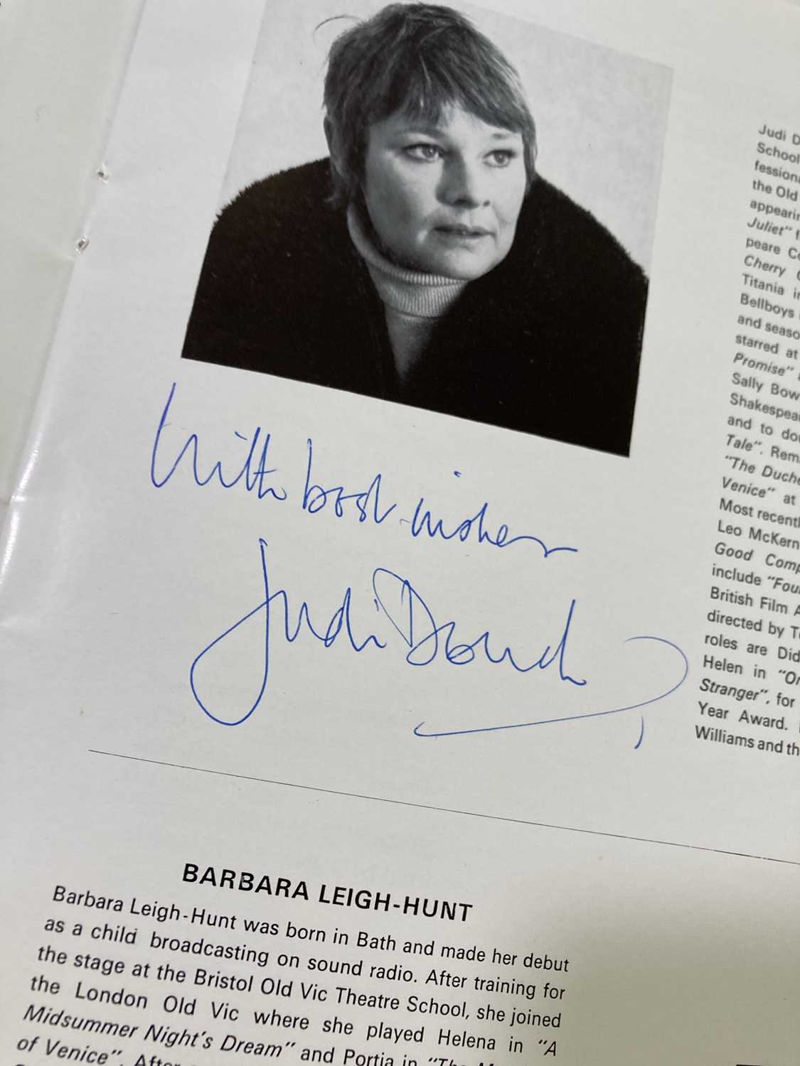 AUTOGRAPH COLLECTION - ACTORS AND AUTHORS. - Image 2 of 9