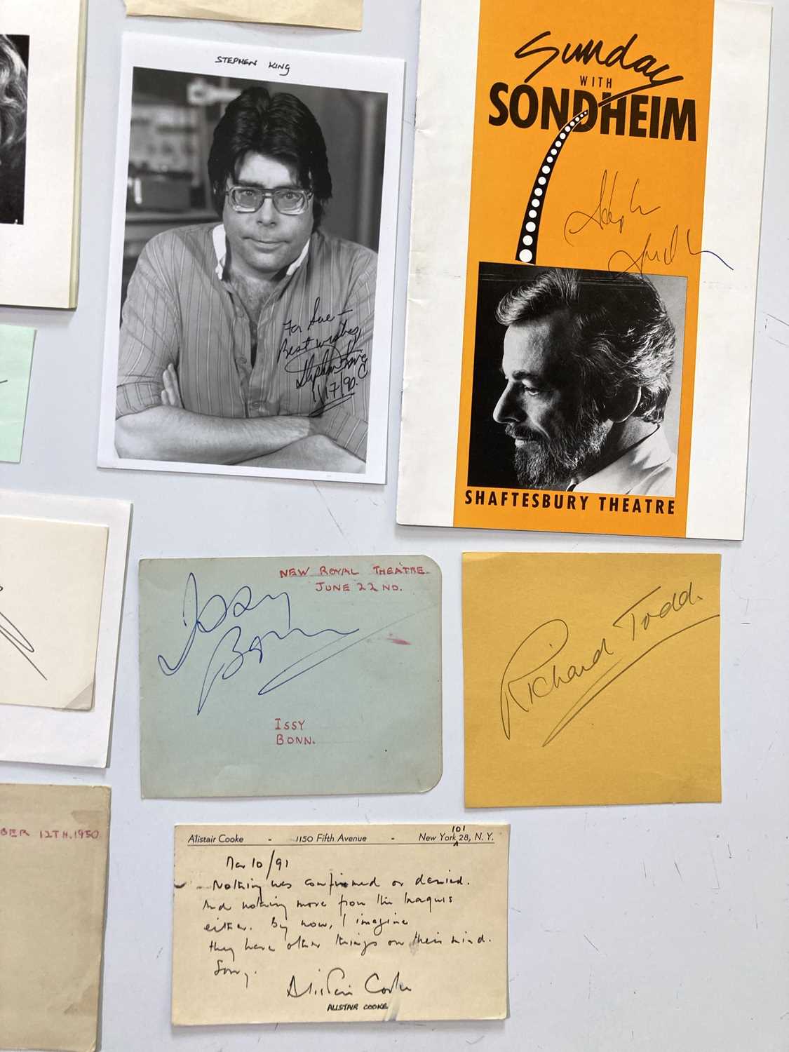AUTOGRAPH COLLECTION - ACTORS AND AUTHORS. - Image 6 of 9