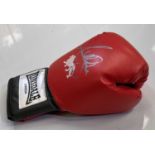 ANTHONY JOSHUA - A SIGNED BOXING GLOVE.