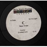 NEW ORDER - CRYSTAL - 12" ACETATE