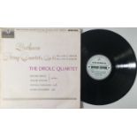 DROLC STRING QUARTET - BEETHOVEN QUARTETS LP (ORIGINAL UK STEREO RECORDING - COLUMBIA SAX 2530)