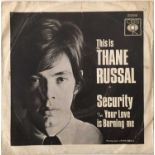 THANE RUSSAL & THREE - SECURITY/ YOUR LOVE IS BURNING 7" (BEAT/ MOD - CBS 202049)