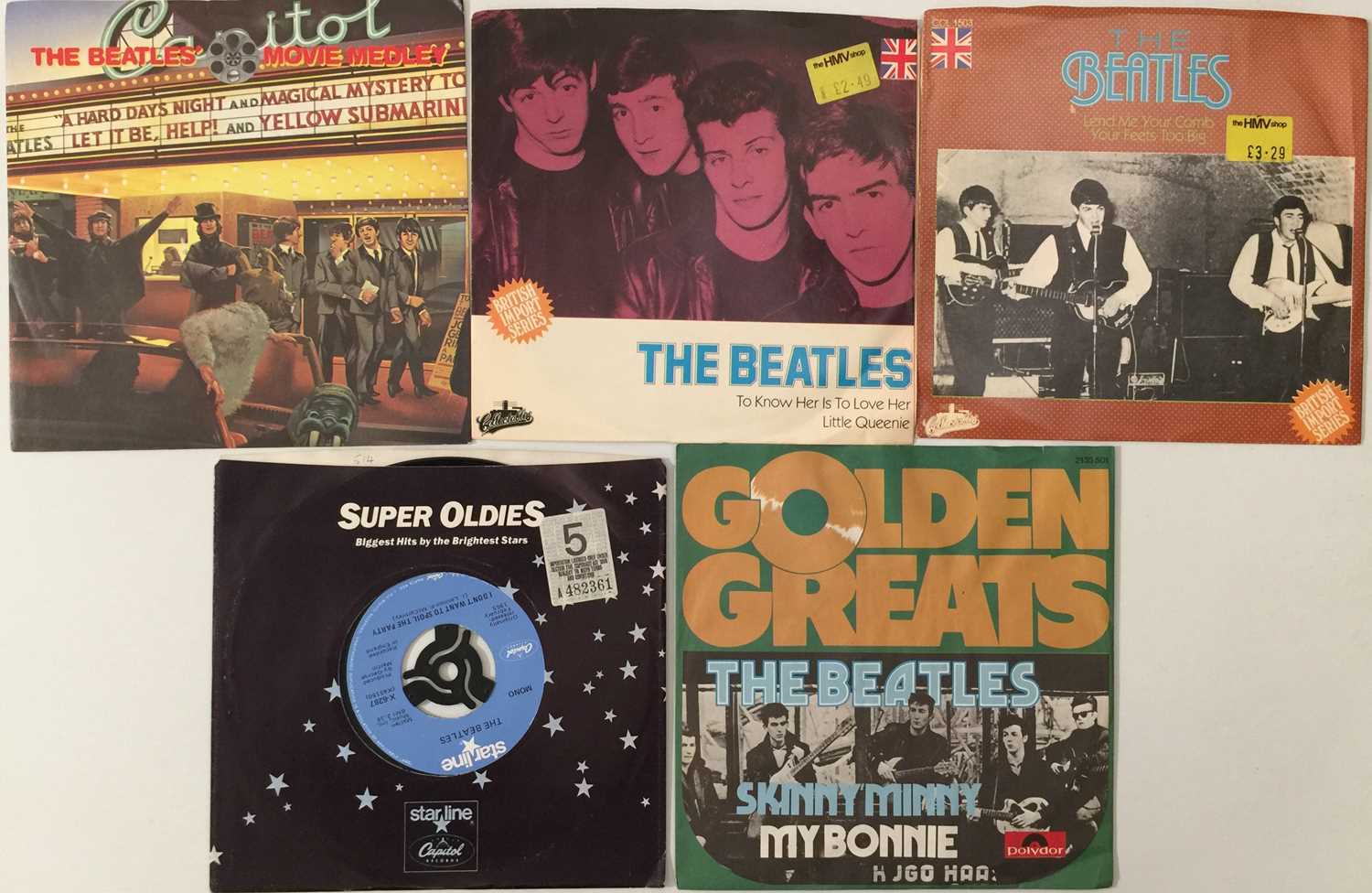 THE BEATLES - OVERSEAS PRESSING 7"/EPs - Image 3 of 3