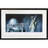 DAVID BOWIE - GUY PEELAERT LIMITED EDITION BOWIE SIGNED PRINT.