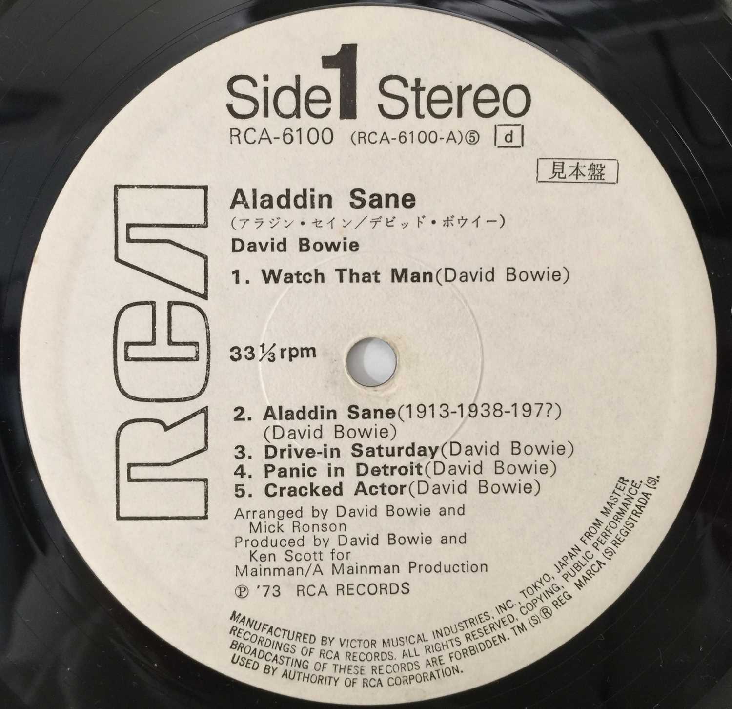 DAVID BOWIE - ALADDIN SANE LP (JAPANESE PROMO - RCA-6100) - Image 4 of 5