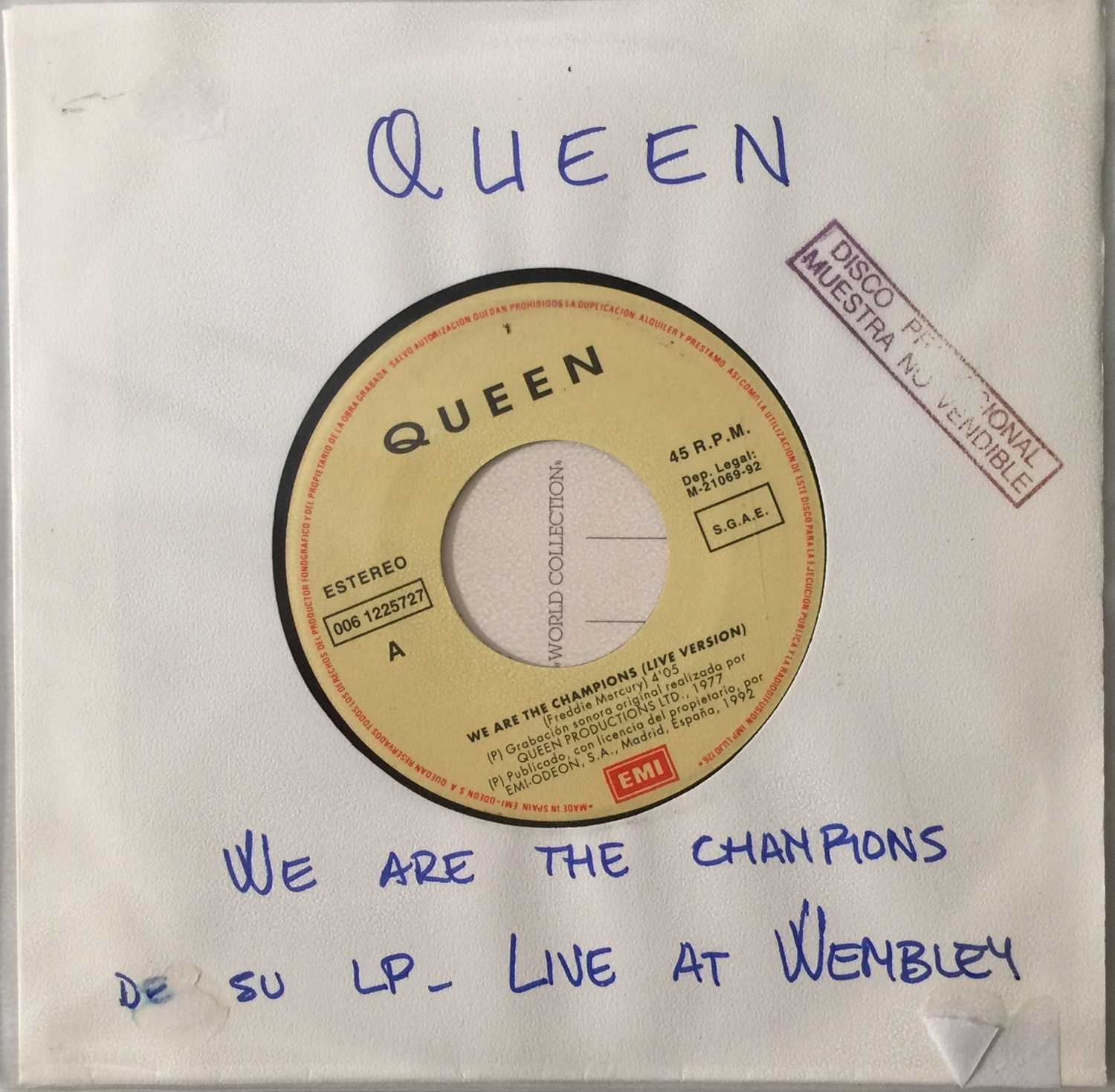 QUEEN - OVERSEAS PRESSING 7" COLLECTION - Image 3 of 4