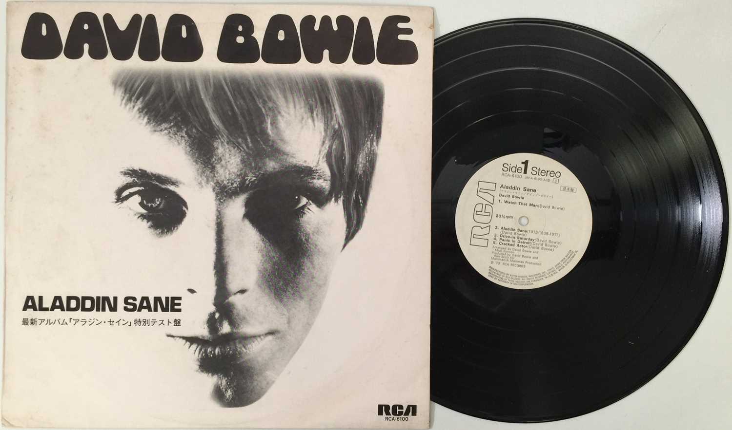 DAVID BOWIE - ALADDIN SANE LP (JAPANESE PROMO - RCA-6100)