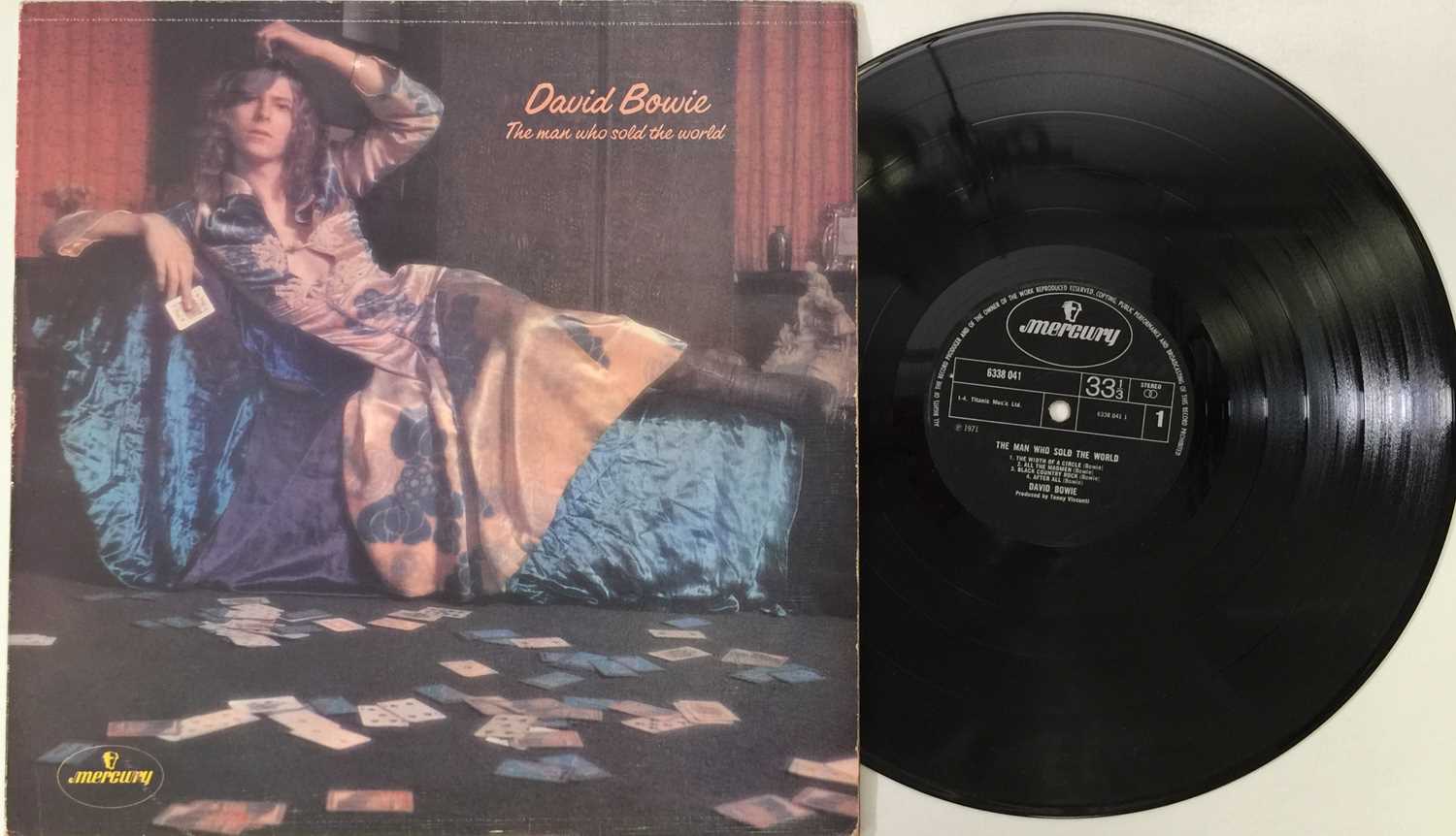 DAVID BOWIE - THE MAN WHO SOLD THE WORLD LP (UK ORIGINAL 'DRESS SLEEVE' - 'TONNY' CREDIT - MERCURY 6