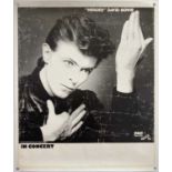 DAVID BOWIE - ORIGINAL HEROES RCA PROMOTIONAL POSTER.