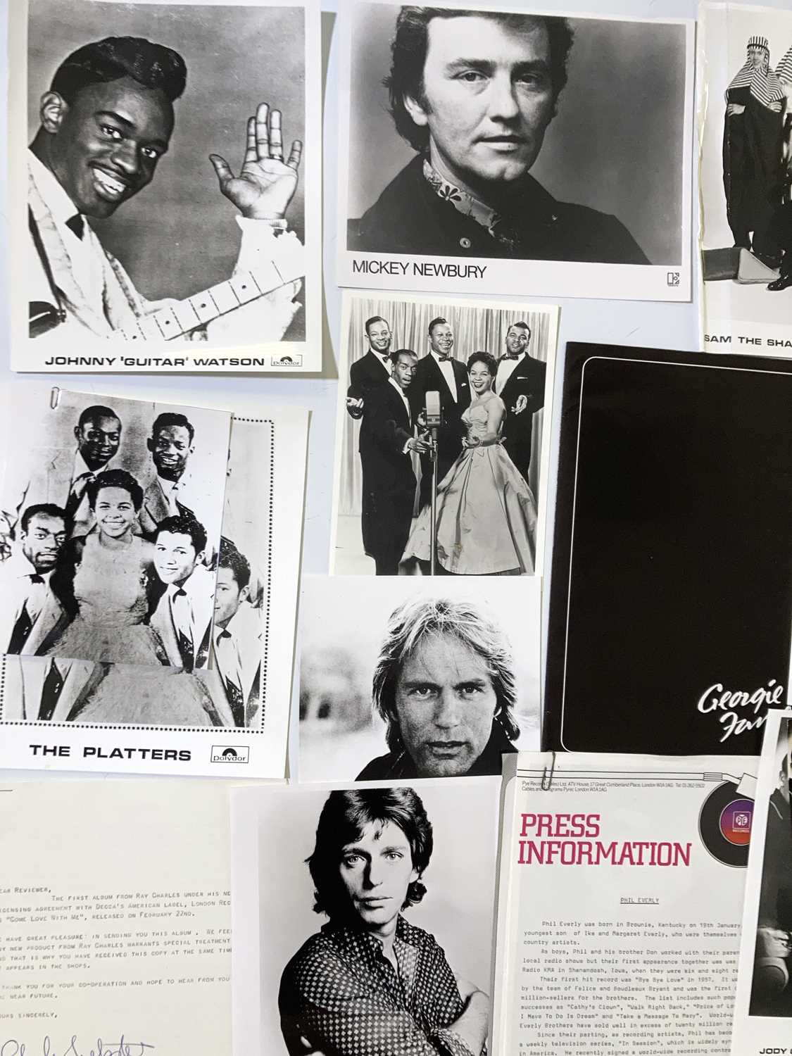 PRESS KIT ARCHIVE - ROCK N ROLL ARTISTS. - Image 5 of 5