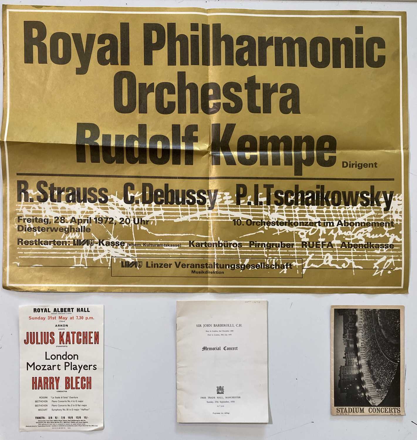 CLASSICAL MUSIC - INTERNATIONAL ORCHESTRAS - CONCERT PROGRAMMES / POSTERS - Image 3 of 15