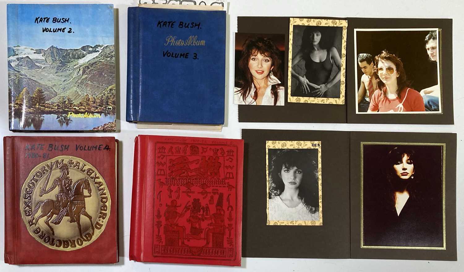 KATE BUSH SCRAPBOOKS INC CONCERT PHOTOGRAPHS.