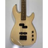 VOX WHITE SHADOW ELECTRIC BASS GUITAR.