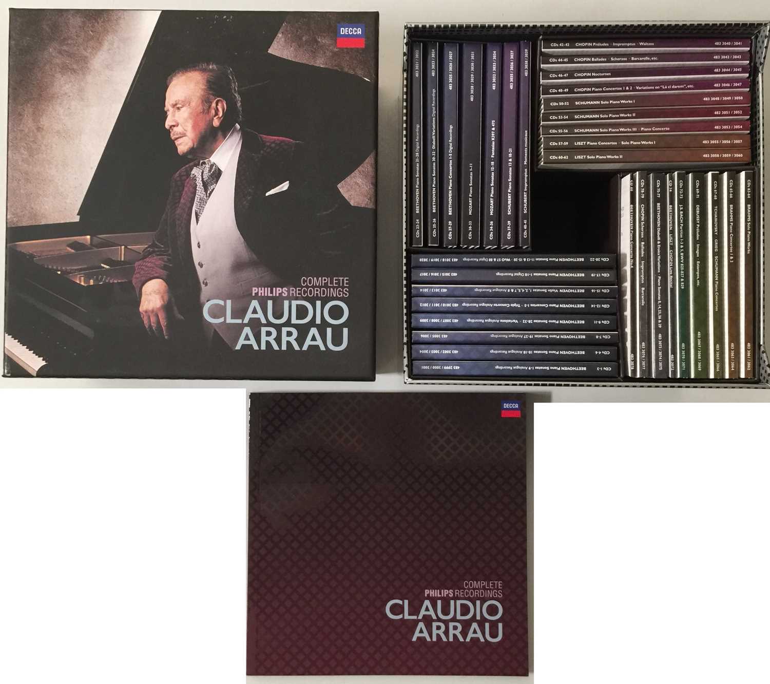 CLAUDIO ARRAU - COMPLETE PHILIPS RECORDINGS CD BOX SET (80 CD SET - 483 2984) - Image 2 of 2