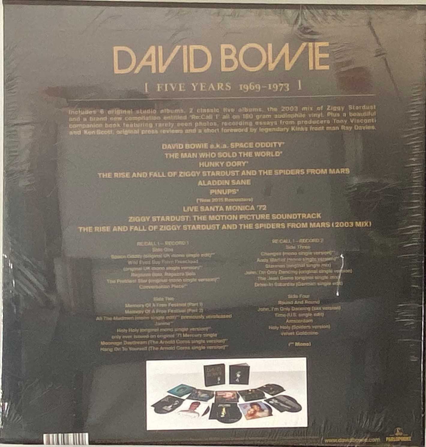 DAVID BOWIE - [FIVE YEARS 1969-1973] - LIMITED EDITION LP BOX SET (DBXL 1). Big contemporary - Image 2 of 2