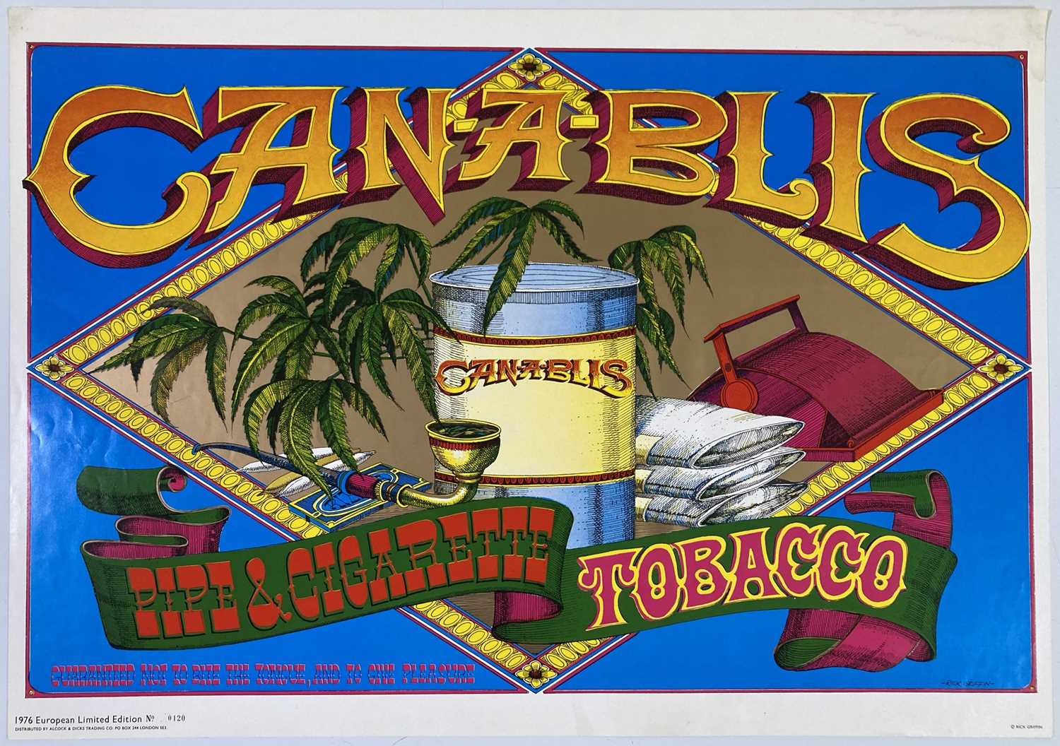 RICK GRIFFIN - 1976 CANNABIS POSTER.