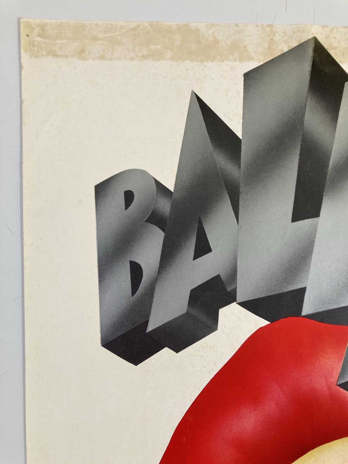 MICHAEL ENGLISH - A 'BALLS!' POSTER C LATE 1960S. - Image 3 of 8