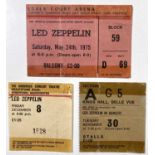 LED ZEPPELIN CONCERT TICKETS.