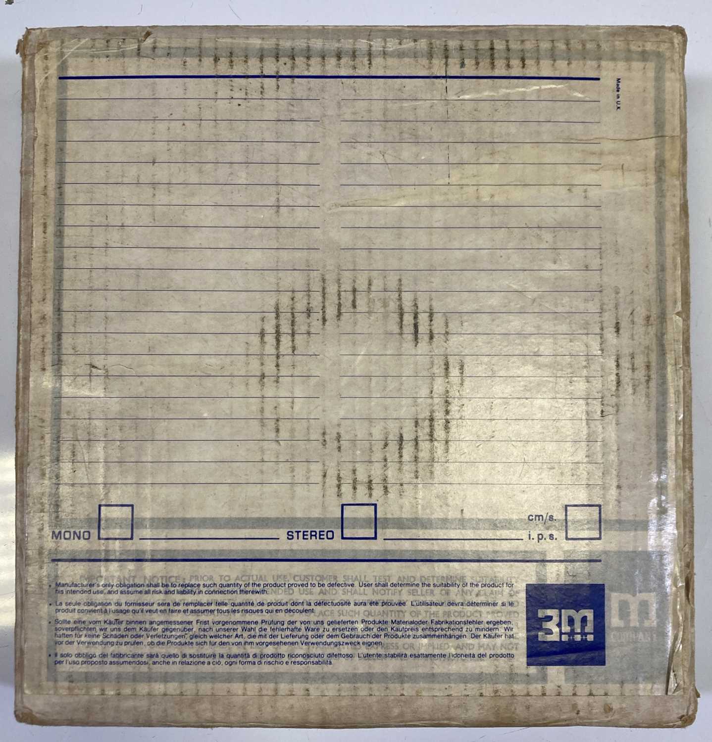 JOY DIVISION - A RARE EDEN STUDIOS MASTER TAPE REEL. - Image 4 of 7