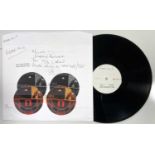 THE STROKES - ROOM ON FIRE - WHITE LABEL TEST PRESSING AND PROOF LABEL ARTWORK,