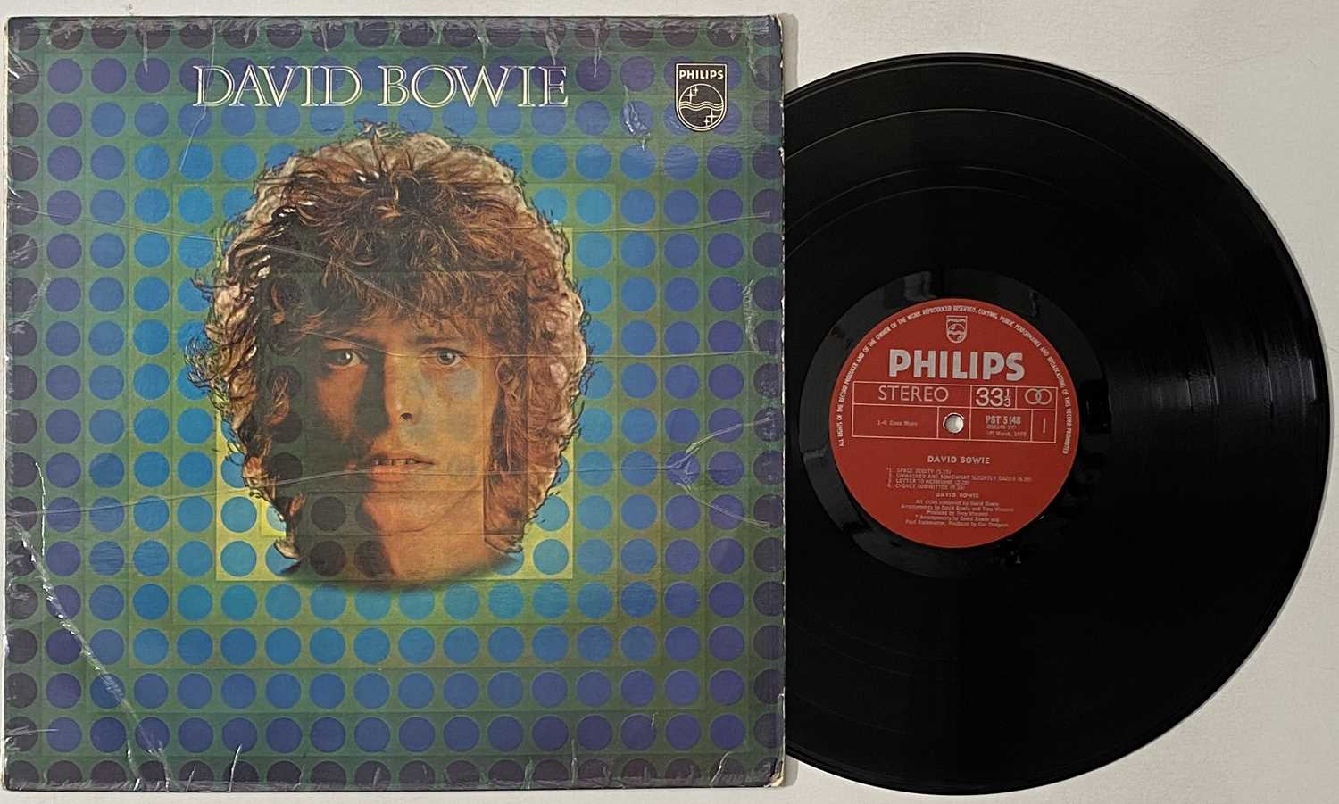 DAVID BOWIE - DAVID BOWIE LP (ORIGINAL SOUTH AFRICAN PHILIPS PRESSING - PST 5148)