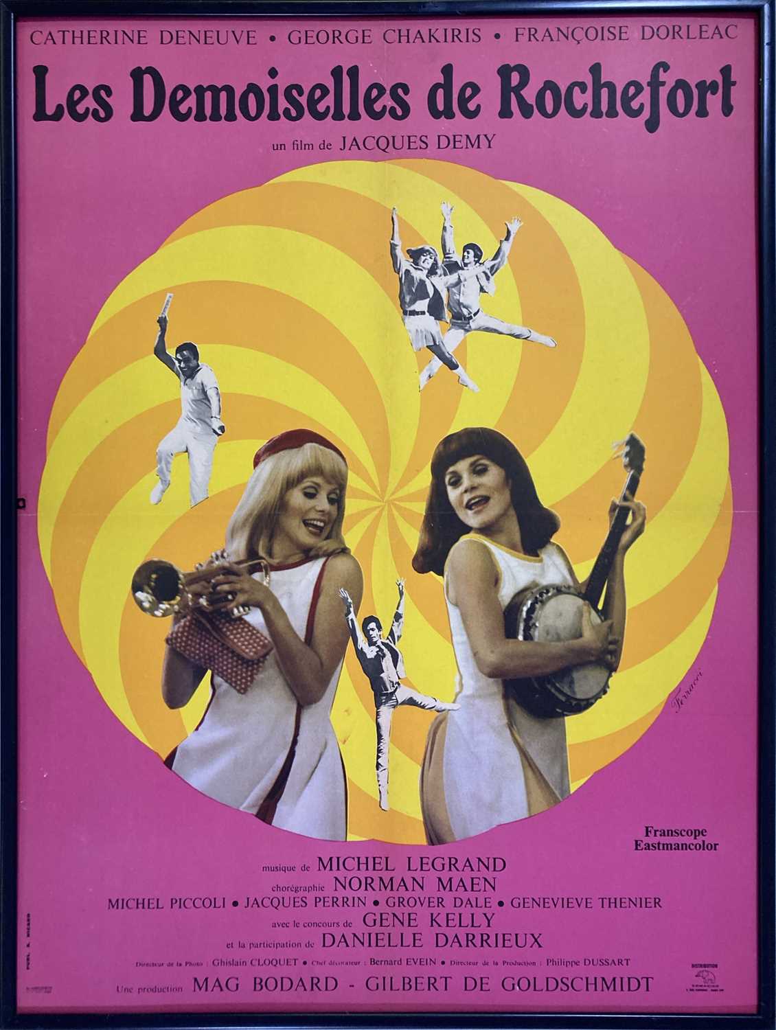 LES DEMOISELLES DE ROCHEFORT - ORIGINAL CINEMA POSTER.