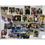 SIGNED SPORTING PHOTOS - CYCLISTS / GOLFERS.