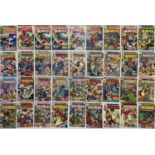 51 MARVEL COMICS (CAPTAIN MARVEL, THE INVADERS, THE DEFENDERS).