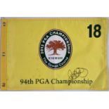 GOLF MEMORABILIA - RORY MCILROY SIGNED 2012 FLAG.