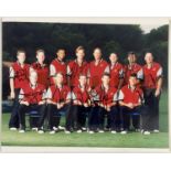 GOLF MEMORABILIA - 1997 US RYDER CUP TEAM SIGNED PHOTO.