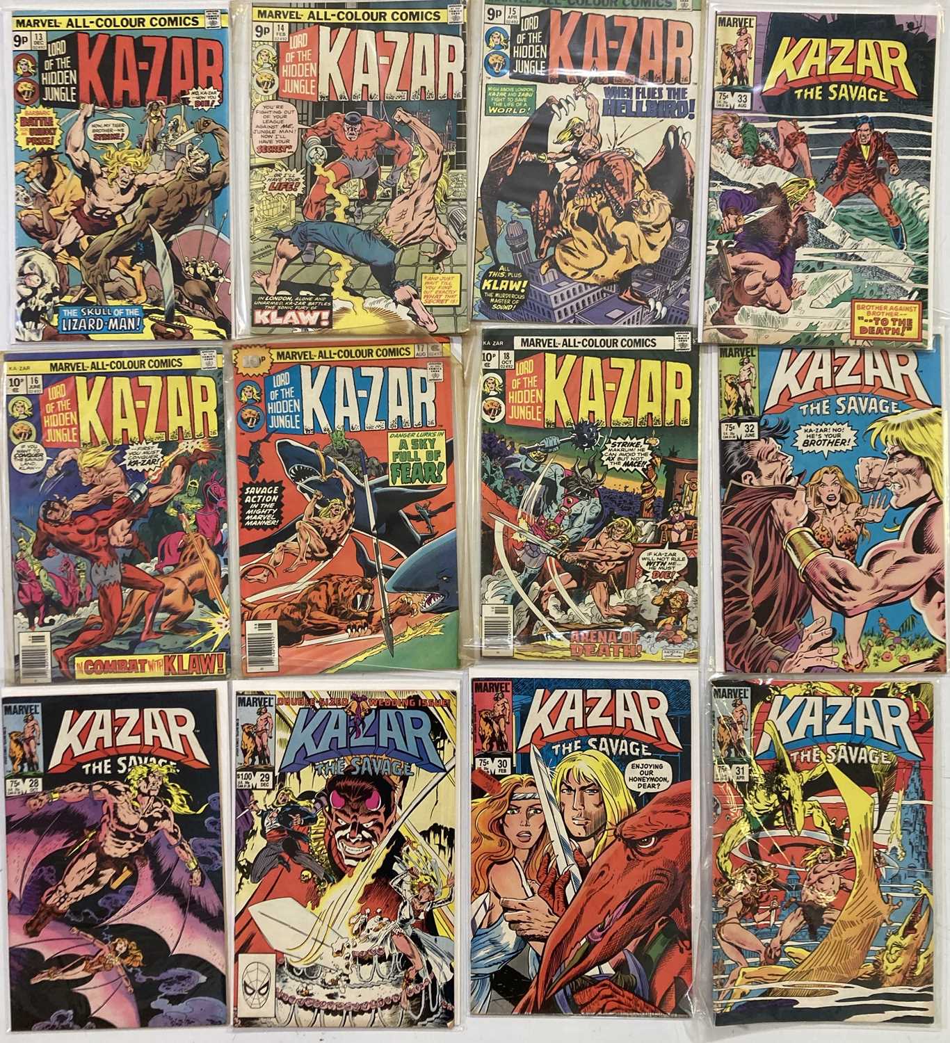 APPROX 49 MARVEL COMICS (CONAN THE BARBARIAN, KULL THE CONQUEROR, KAZAR THE SAVAGE) - Image 4 of 5