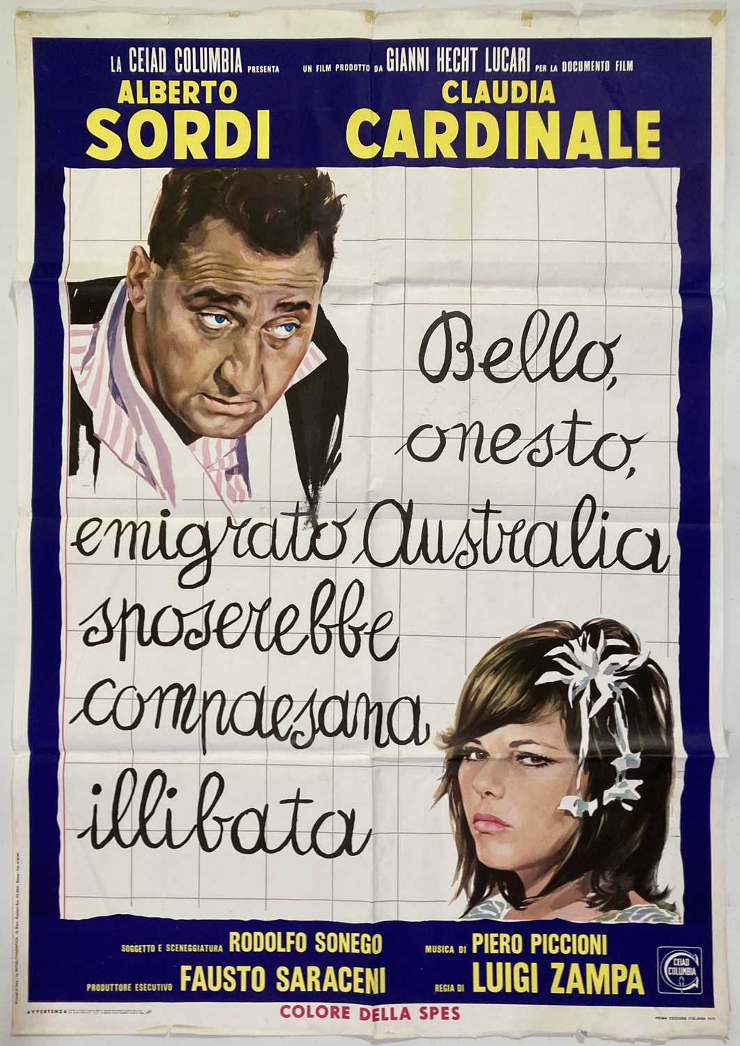 CINEMA POSTERS - ITALIAN LANGUAGE C 1960S/1970S. - Image 3 of 7