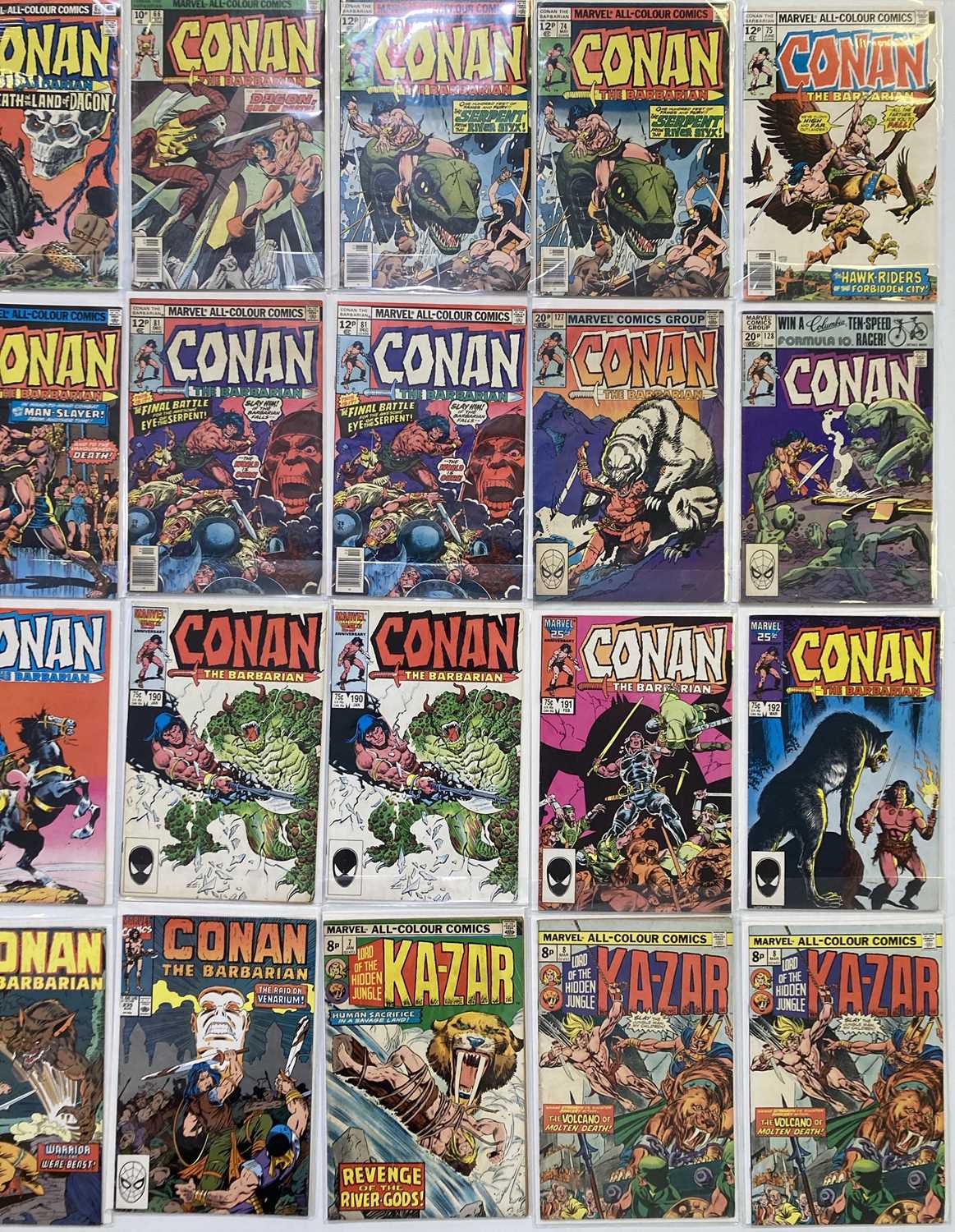 APPROX 49 MARVEL COMICS (CONAN THE BARBARIAN, KULL THE CONQUEROR, KAZAR THE SAVAGE) - Image 3 of 5