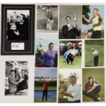 GOLF MEMORABILIA - PHOTOS SIGNED BY LEGENDS.