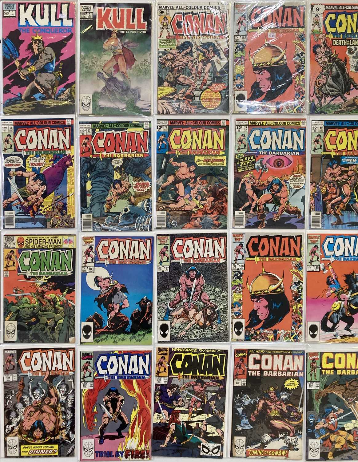 APPROX 49 MARVEL COMICS (CONAN THE BARBARIAN, KULL THE CONQUEROR, KAZAR THE SAVAGE) - Image 2 of 5