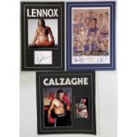 SPORT SIGNED PHOTOS INC BOXING.