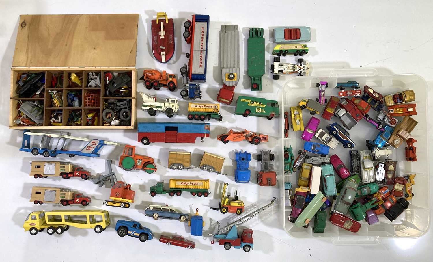 DINKY, CORGI, MATCHBOX TOY VEHICLES.