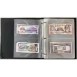 LARGE COLLECTION OF BANK NOTES FROM AROUND THE WORLD - H TO M.