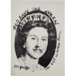 SEX PISTOLS GOD SAVE THE QUEEN ORIGINAL FLYER.