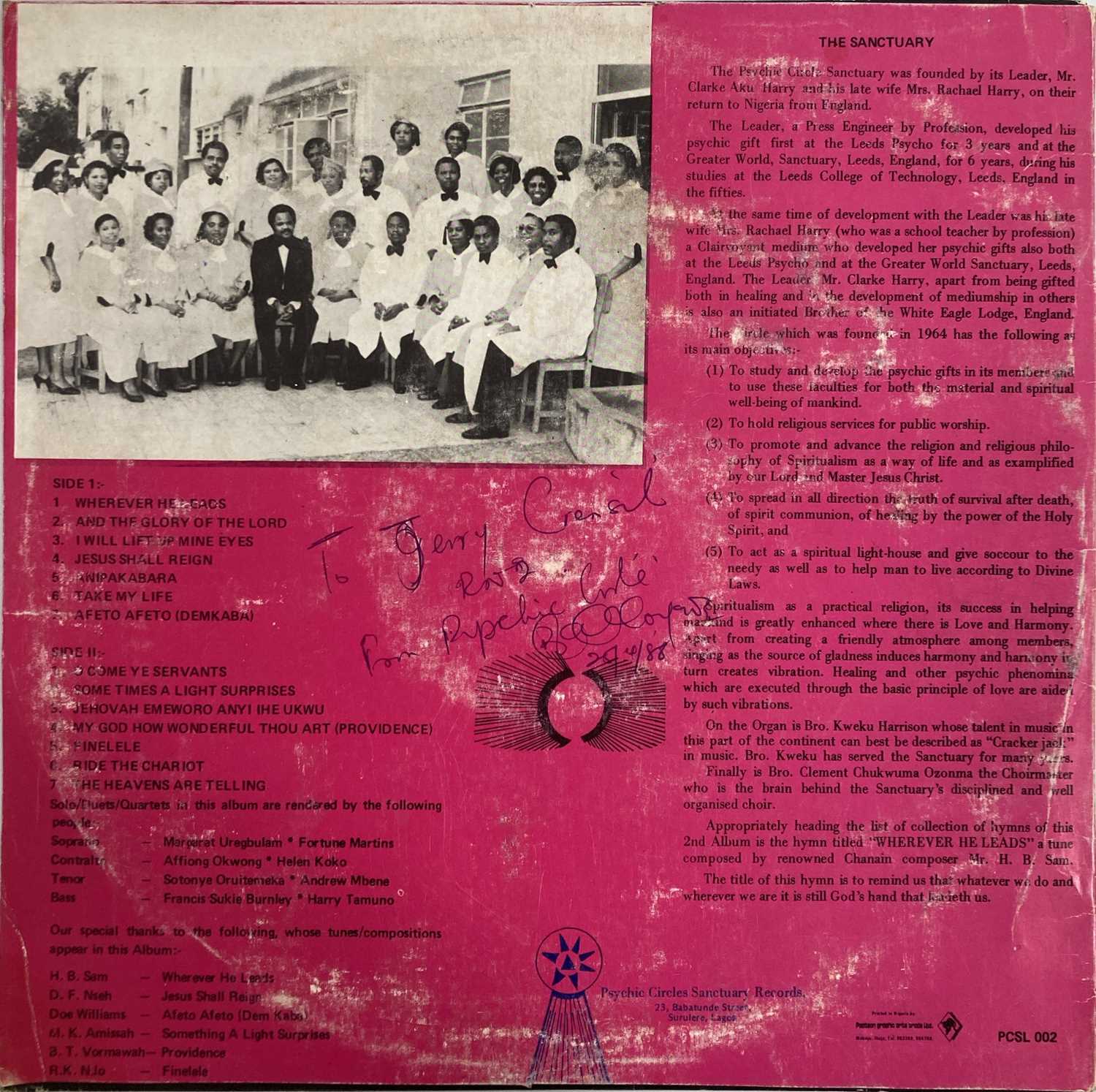 PSYCHIC CIRCLE SANCTUARY - WHEREVER HE LEADS LP - Image 3 of 4