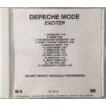 DEPECHE MODE - EXCITER CD (US PROMO - MUTE - 2-47960)