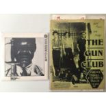 THE GUN CLUB - GHOST ON THE HIGHWAY 7" (ORIGINAL UK COPY COMPLETE WITH PRESS RELEASE AND HANDBILL)