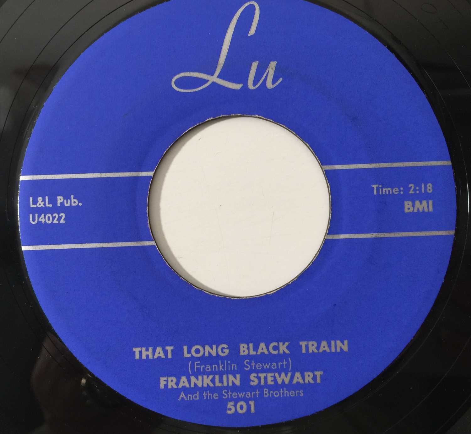 FRANKLIN STEWART - I'M NOT GOING TO CRY / THAT LONG BLACK TRAIN (LU - 501) - Bild 2 aus 2