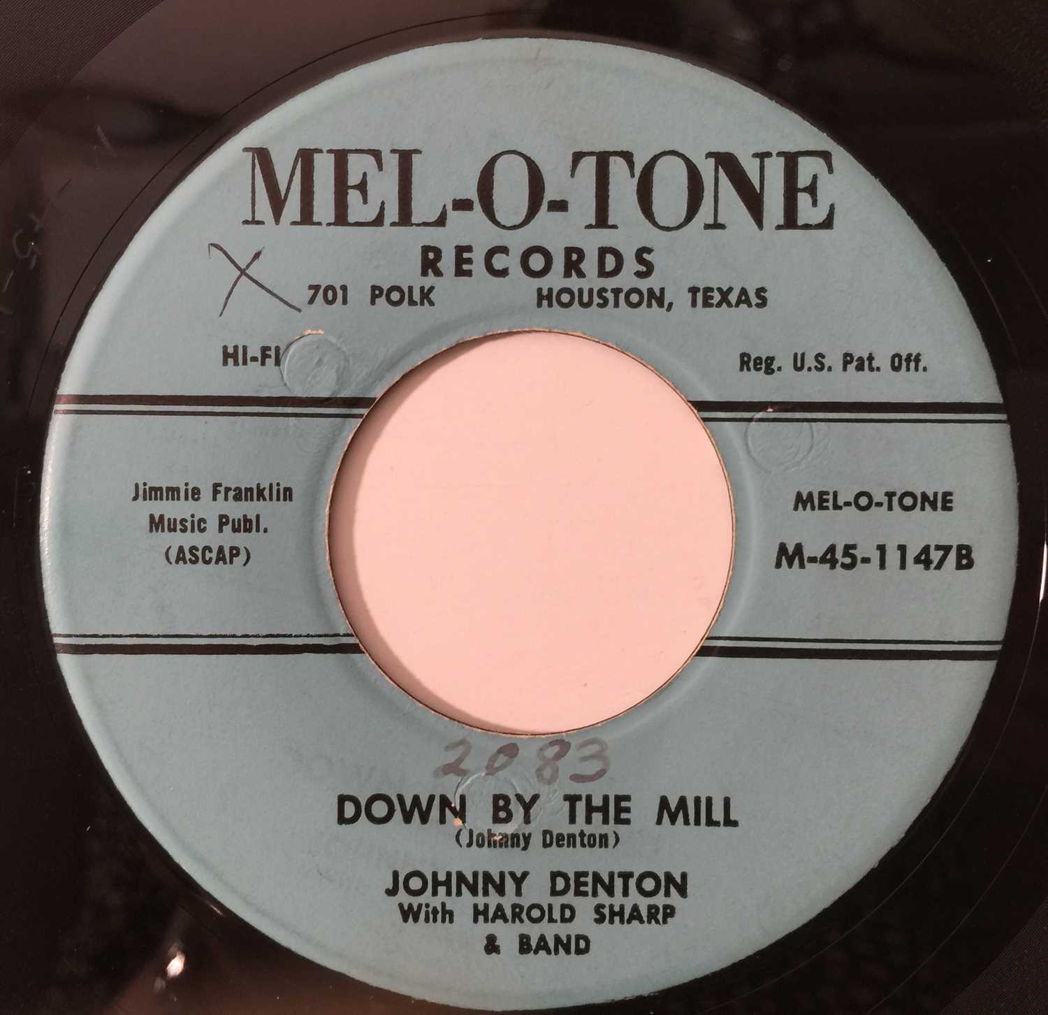 JOHNNY DENTON - HEY BABE (MEL-O-TONE RECORDS - M-45-1147) - Image 2 of 2