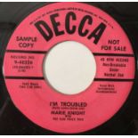 MARIE KNIGHT - I'M TROUBLED/ STOP NOW, IT'S PRAYING TIME 7" (US PROMO - GOSPEL/ SOUL - DECCA 9-48326