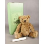 A boxed limited edition 'Big Softies' Teddy bear 36/250 named 'Oliver'. Comes with certificate.