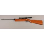 A .177cal Diana break barrel Series 70 air rifle with Diana Scope. Model 76. CAN'T POST THIS ITEM.