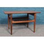 A teak G Plan coffee table. (76cm x 46cm x 49cm)